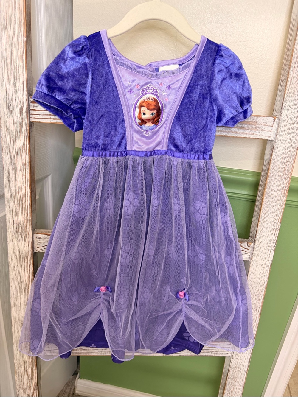 👑💜 Disney Sofia the First Purple Princess Dress-Up Costume for Kids